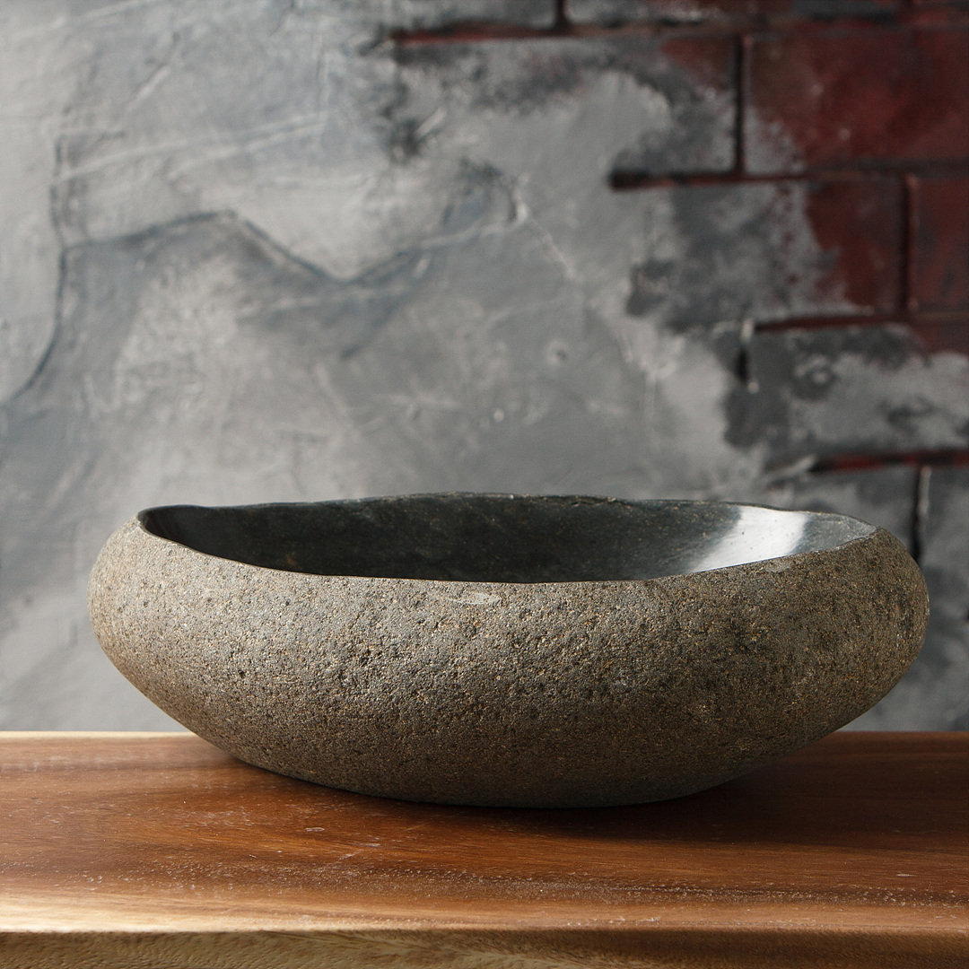 Millwood Pines River Stone Bowl &amp; Reviews | Wayfair